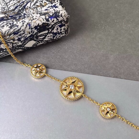 Dior Octagram Triple Compass Necklace for Women - Picture 3 of 5